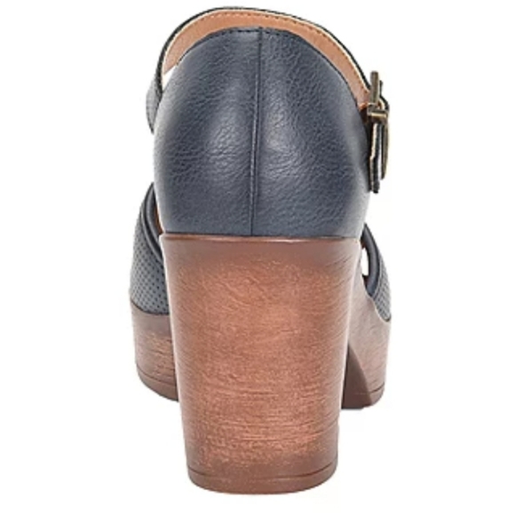 B.O.C. Gia Round Toe Mary Jane Shoes Blue 9 - Picture 4 of 10